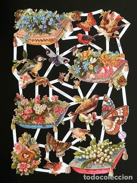 Coleccionismo Cromos troquelados antiguos: ZPR. LAMINA DE CROMOS TROQUELADOS CON BRILLO Y RELIEVE EF - 7241 - NATURALEZA