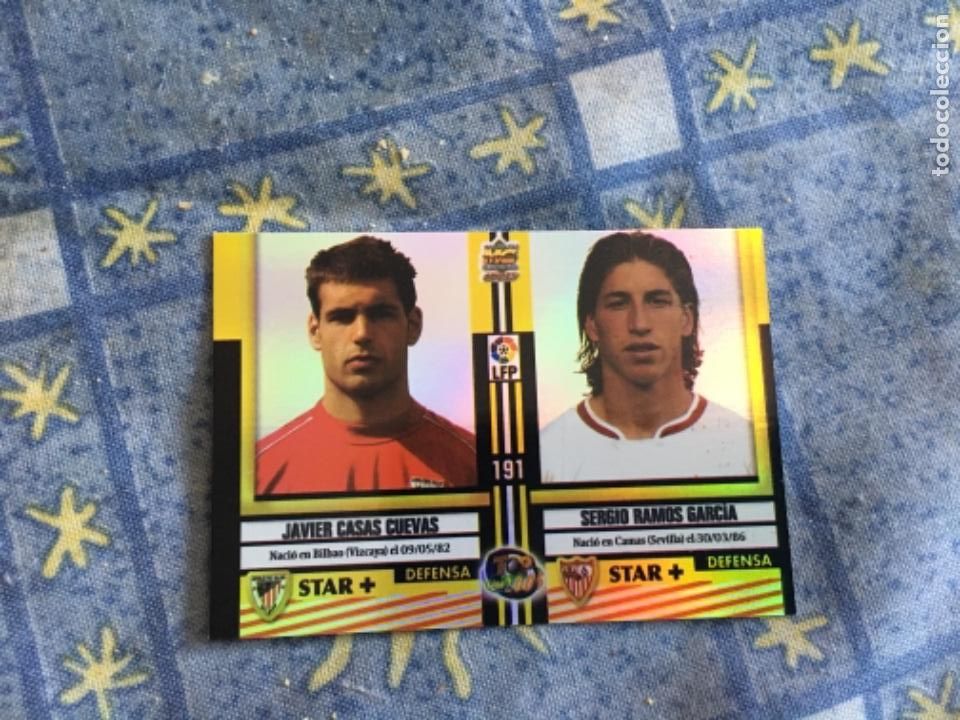 Coleccionismo Cromos troquelados antiguos: Cromo mundicromo Sergio ramos rookie 2005 brillante