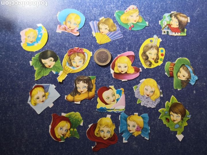 Colecionismo Cromos recortados antigos: LOTE DE CROMOS TROQUELADOS &rdquo;GRANDES&rdquo; REPLICA DE EVA 107
