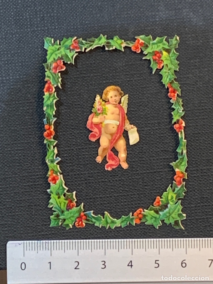 Colecionismo Cromos recortados antigos: 2 cromos troquelados siglo XIX