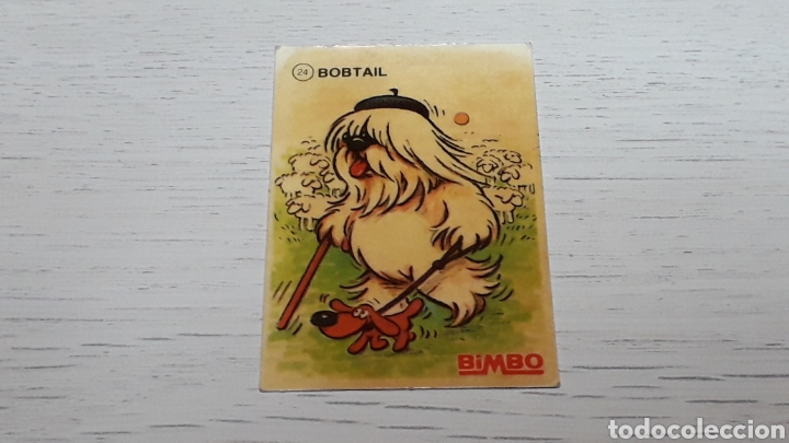 Colecionismo Cromos recortados antigos: Cromo # 24 *Bobtail* Tus Mejores Amigos, promocional premium Bimbo. A&ntilde;os 80-90.