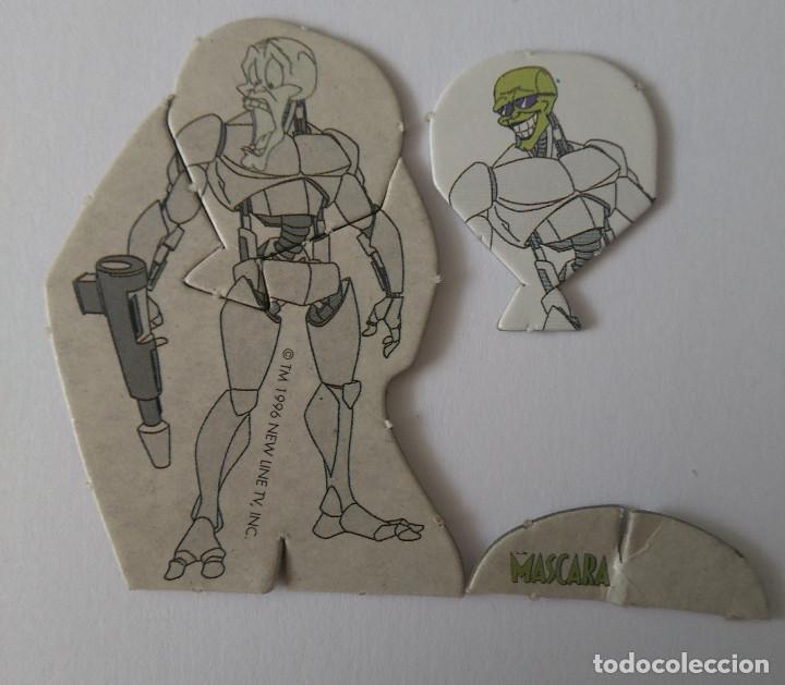 Collectable Antique Stamped Cards: troquelado el caserio mask mascara jim carrey pelicula promocional quesos el caserio quesitos carton