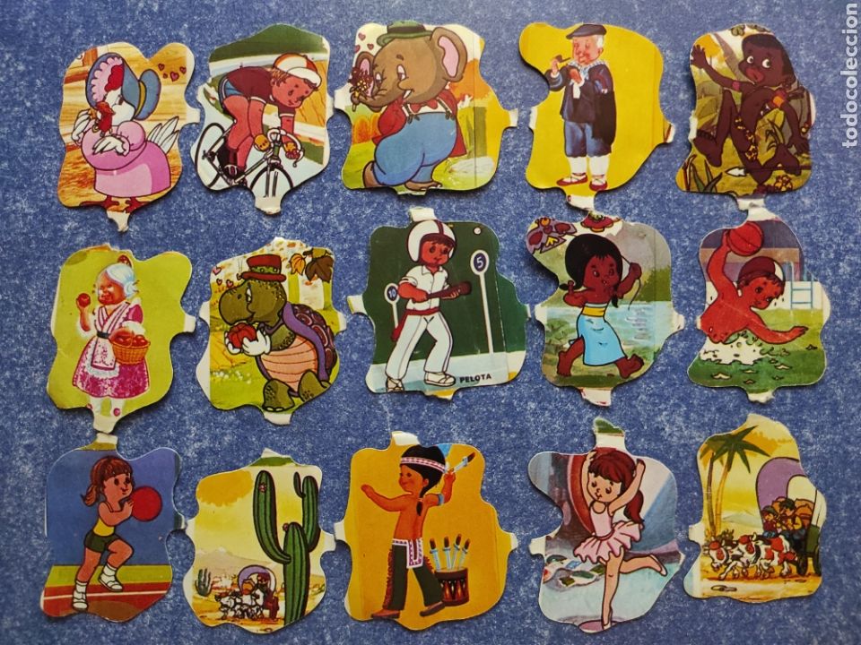 Colecionismo Cromos recortados antigos: L&Aacute;MINA DE CROMOS TROQUELADOS SUELTOS DE SALDA&Ntilde;A
