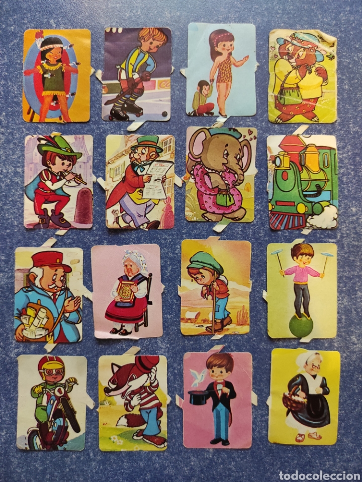 Colecionismo Cromos recortados antigos: LAMINA DE CROMOS TROQUELADOS SUELTOS DE SALDA&Ntilde;A