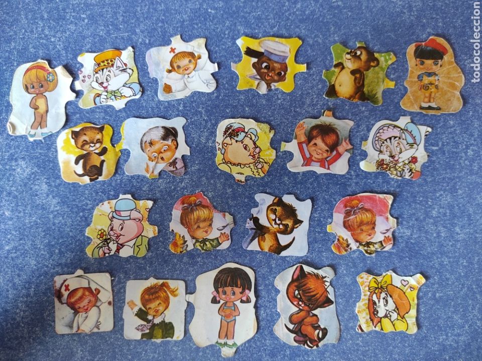 Colecionismo Cromos recortados antigos: LOTE DE 20 CROMOS TROQUELADOS SALDA&Ntilde;A