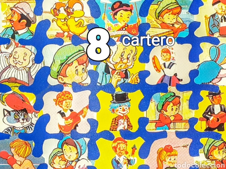 Colecionismo Cromos recortados antigos: N&deg;8 cartero lamina troquelada