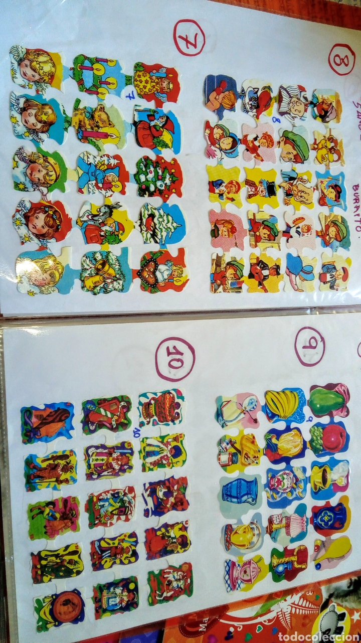 Coleccionismo cromos troquelados antiguos: 22 primeros pliegos de cromos picar - Foto 2