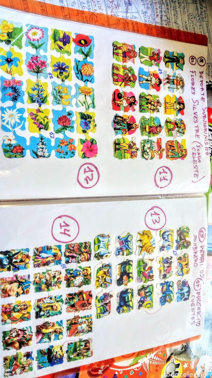 Coleccionismo cromos troquelados antiguos: 22 primeros pliegos de cromos picar - Foto 4