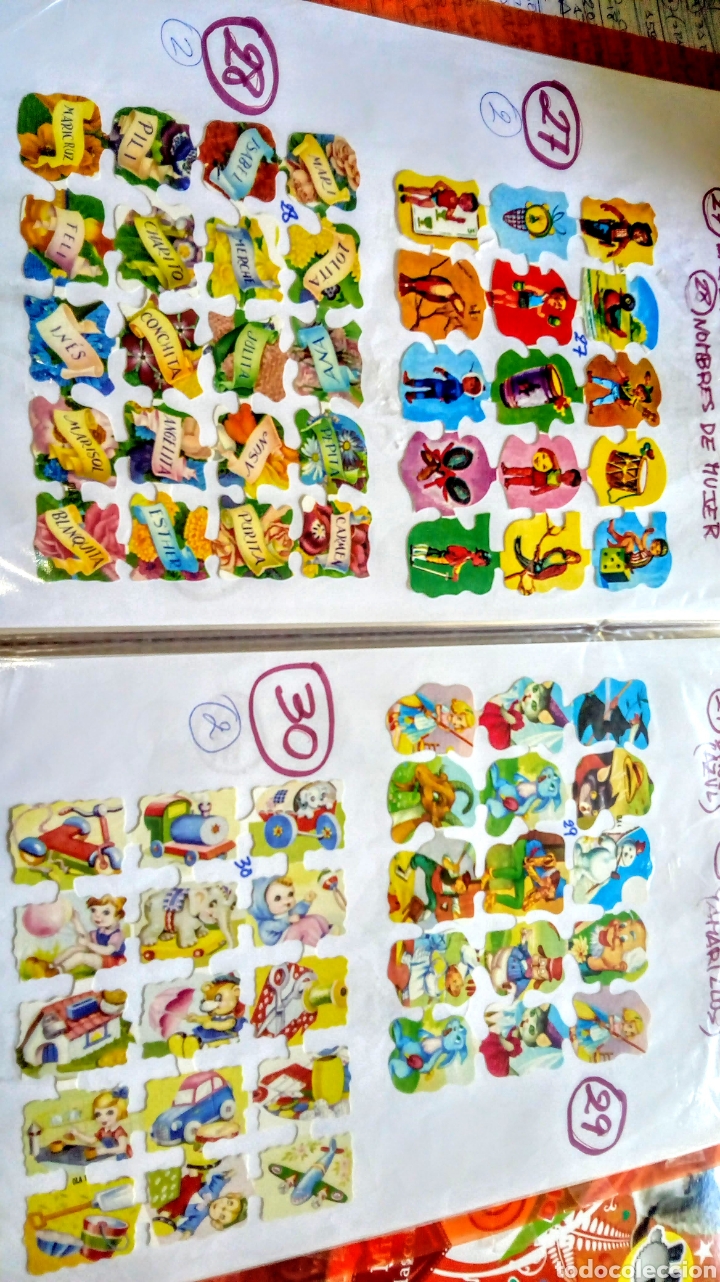 Coleccionismo cromos troquelados antiguos: 12 pliegos de cromos picar - Foto 1