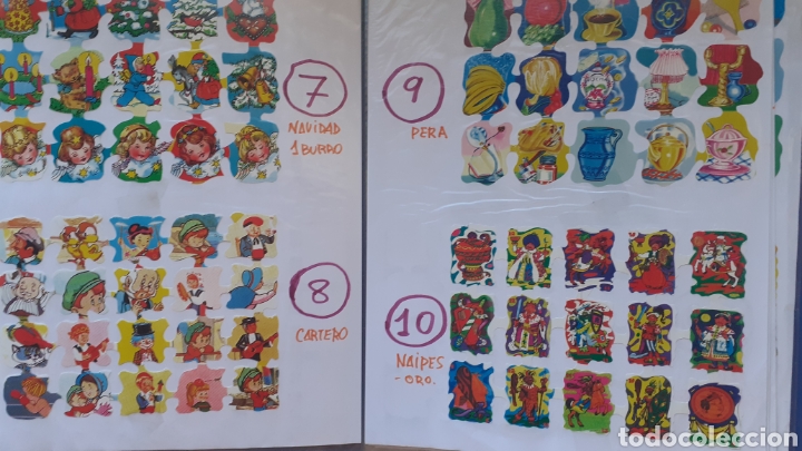 Coleccionismo cromos troquelados antiguos: 30 pliegos de cromos picar - Foto 2