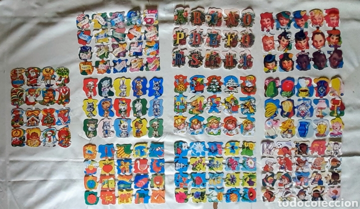 Coleccionismo cromos troquelados antiguos: 26 pliegos de cromos picar - Foto 4