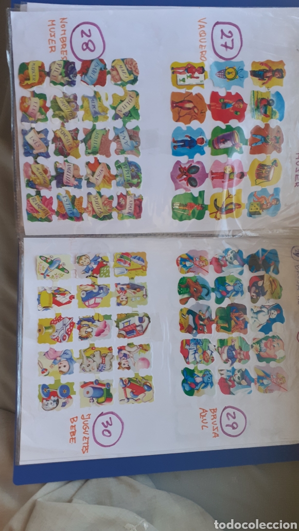 Coleccionismo cromos troquelados antiguos: 26 pliegos de cromos picar - Foto 8