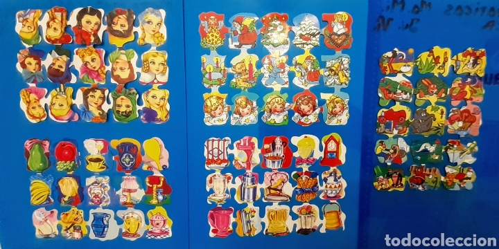 Coleccionismo cromos troquelados antiguos: 26 pliegos de cromos picar - Foto 1