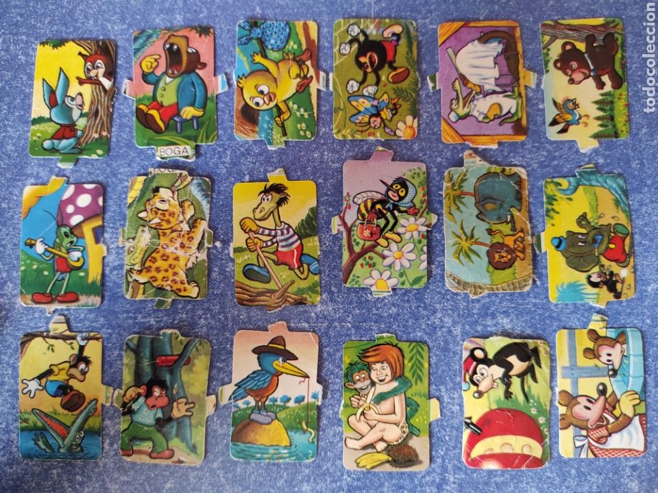 Sammeln alte gestanzte Sammelbilder: LAMINA DE CROMOS TROQUELADOS SUELTOS DE BOGA SERIE 218