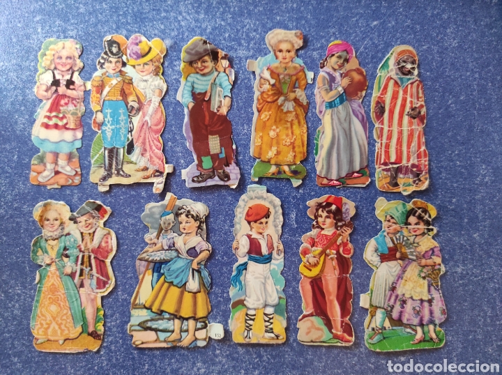Collezionismo Figurine ritagliate antiche: &Uacute;NICAL&Aacute;MINA COMPUESTA DE CROMOS TROQUELADOS SUELTOS DE EVA 152