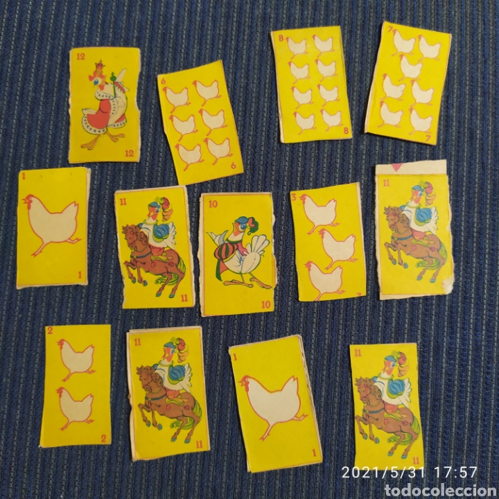 Coleccionismo Cromos troquelados antiguos: lote 17 cartas recortables avecrem gallina blanca a&ntilde;os 60 coleccionable