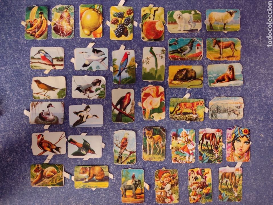 Colecionismo Cromos recortados antigos: LOTE DE 36 CROMOS TROQUELADOS LORO&Ntilde;O-MAVES