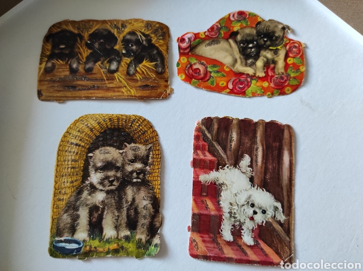 Collezionismo Figurine ritagliate antiche: Lote de cromos troquelados KRUGER