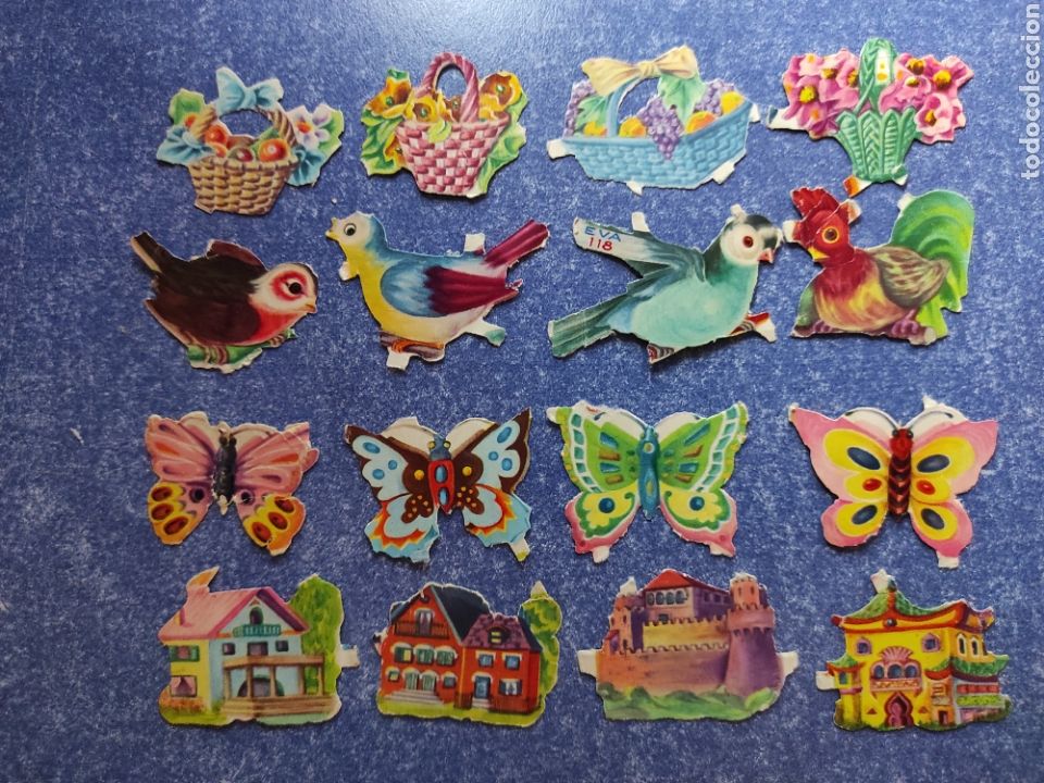 Colecionismo Cromos recortados antigos: LAMINA DE CROMOS TROQUELADOS SUELTOS EVA 118