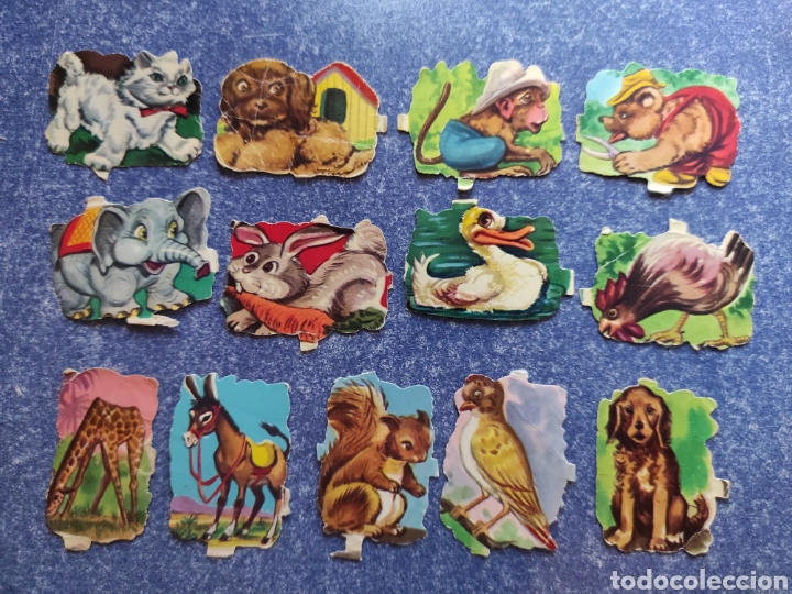 Sammeln alte gestanzte Sammelbilder: Lote de 13 cromos troquelados sueltos de EVA 120 LEER DESCRIPCION