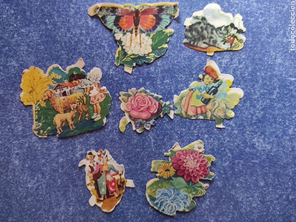 Collezionismo Figurine ritagliate antiche: POR UNIDAD OLOTE, CROMOS TROQUELADOS EVA 121