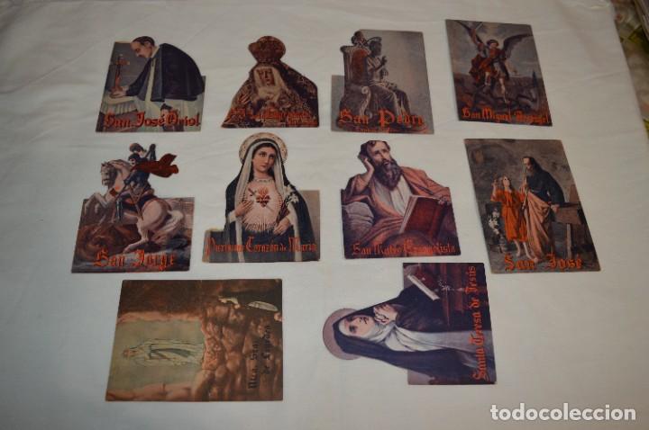 Coleccionismo Cromos troquelados antiguos: CRUZ ROJA ESPA&Ntilde;OLA, A&ntilde;os 40 / 50 - 10 Donativos Asamblea Provincial de BARCELONA -Troquelados &iexcl;MIRA!