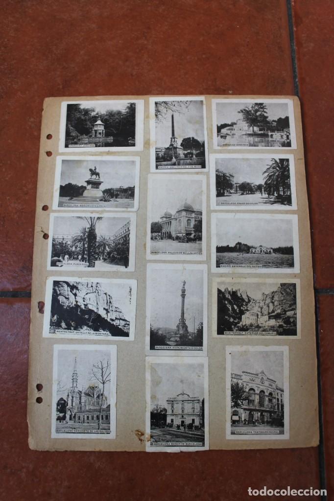 Sammeln alte gestanzte Sammelbilder: LOTE DE CROMOS TROQUELADOS PEGADOS EN PAPEL