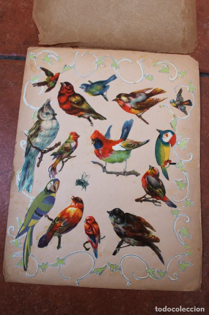 Sammeln alte gestanzte Sammelbilder: LOTE DE CROMOS TROQUELADOS PEGADOS EN PAPEL