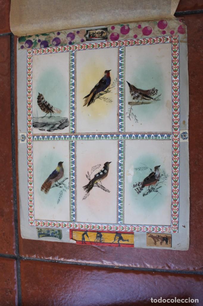 Sammeln alte gestanzte Sammelbilder: LOTE DE CROMOS TROQUELADOS PEGADOS EN PAPEL