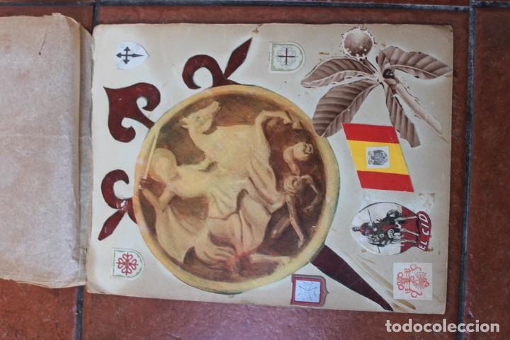 Sammeln alte gestanzte Sammelbilder: LOTE DE CROMOS TROQUELADOS PEGADOS EN PAPEL