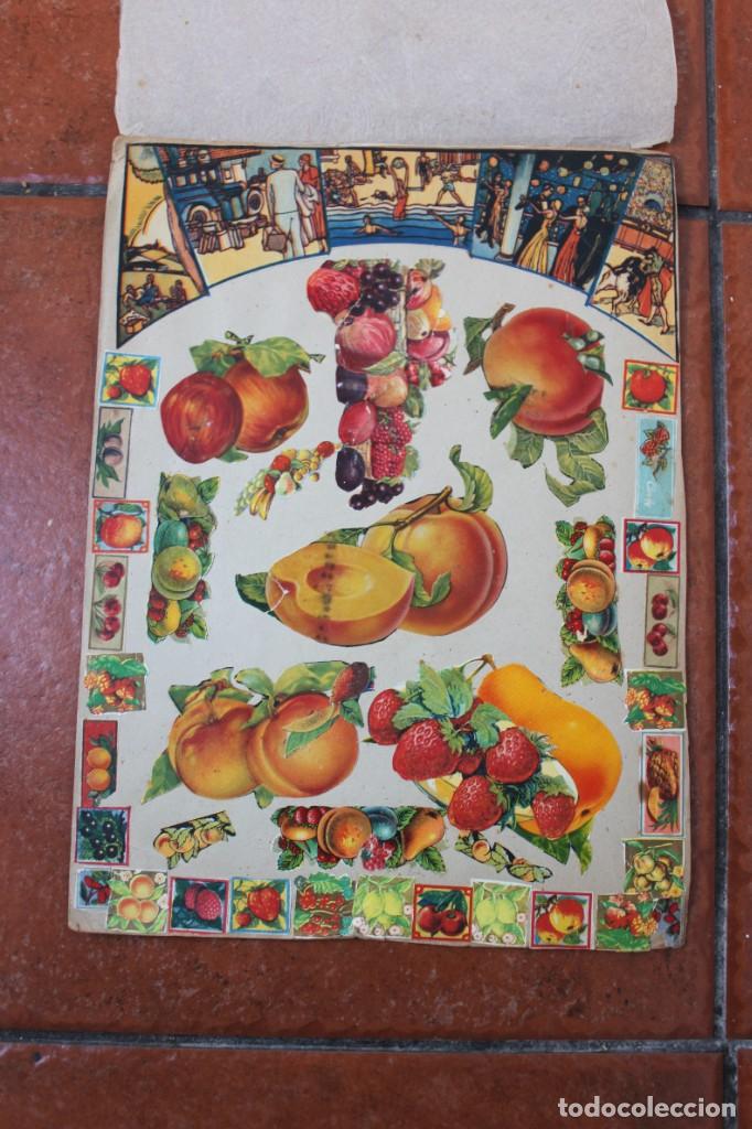 Sammeln alte gestanzte Sammelbilder: LOTE DE CROMOS TROQUELADOS PEGADOS EN PAPEL