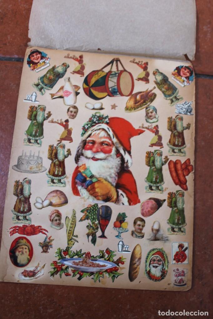 Sammeln alte gestanzte Sammelbilder: LOTE DE CROMOS TROQUELADOS PEGADOS EN PAPEL