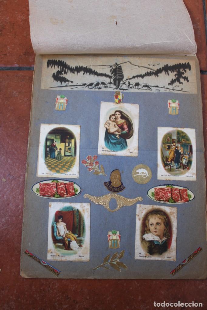 Sammeln alte gestanzte Sammelbilder: LOTE DE CROMOS TROQUELADOS PEGADOS EN PAPEL