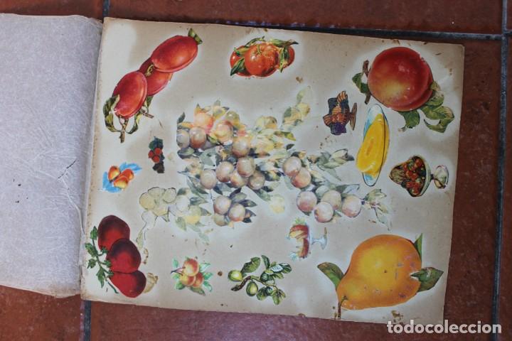 Sammeln alte gestanzte Sammelbilder: LOTE DE CROMOS TROQUELADOS PEGADOS EN PAPEL