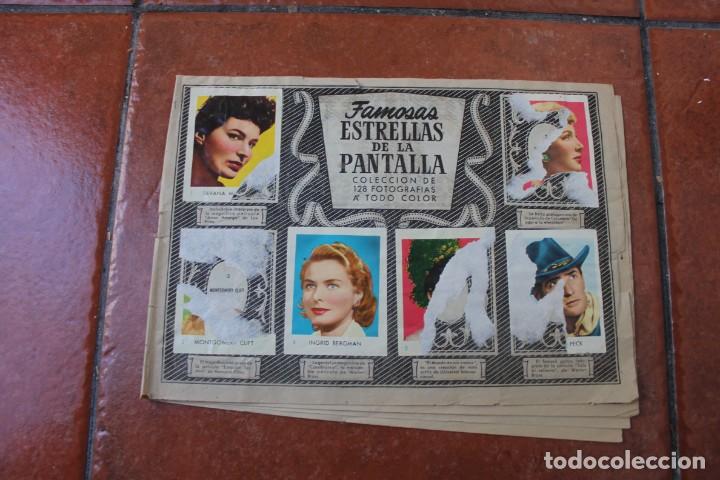 Sammeln alte gestanzte Sammelbilder: CROMOS ARTISTAS CINE FAMOSAS ESTRELLAS DE LA PANTALLA