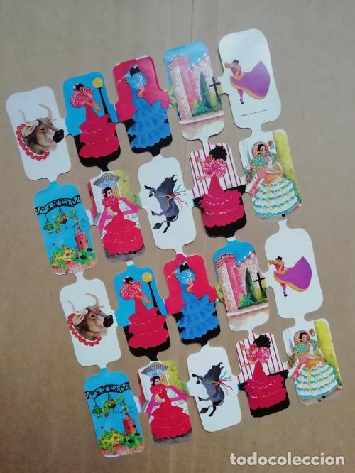 Coleccionismo Cromos troquelados antiguos: CROMOS TROQUELADOS O DE PICAR. SERIE SEVILLA, FOLCLORICAS, TOROS - ED ROMA - RARO