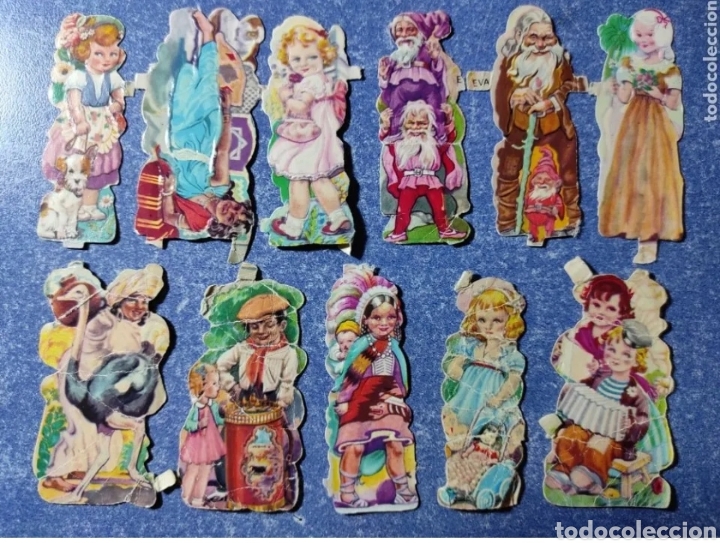 Sammeln alte gestanzte Sammelbilder: L&aacute;mina de cromos originales de Eva 153
