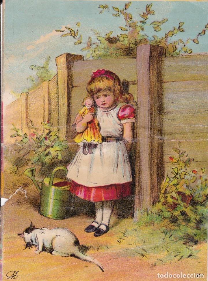Collectionnisme Cartes &agrave; collectionner massicot&eacute;es anciennes: cromo finales siglo XIX Francia 11x15ctms.