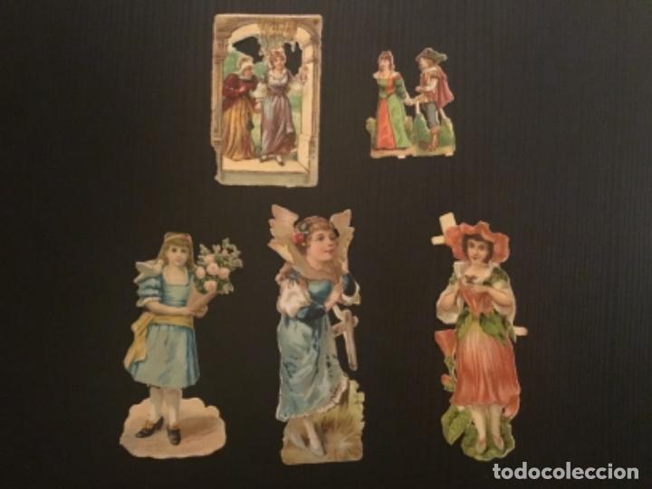 Collectionnisme Cartes &agrave; collectionner massicot&eacute;es anciennes: Cromos troquelados siglo XIX sin publicidad