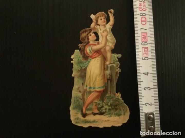 Sammeln alte gestanzte Sammelbilder: Cromo troquelado antiguo chocolates Jer&oacute;nimo Verdes Mama y ni&ntilde;o