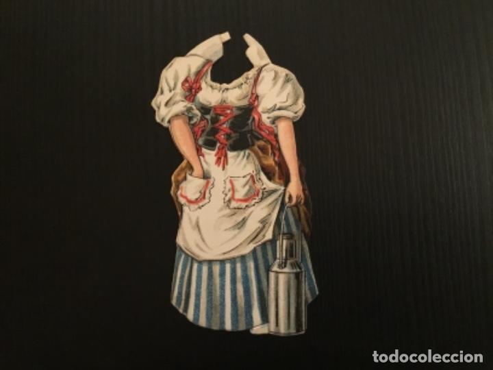 Sammeln alte gestanzte Sammelbilder: Cromo troquelado Recortable chocolates Jaime Boix vestido serie B n&uacute;mero 2