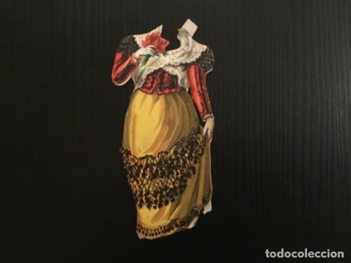 Sammeln alte gestanzte Sammelbilder: Cromo troquelado Recortable chocolates Jaime Boix vestido serie B n&uacute;mero 2