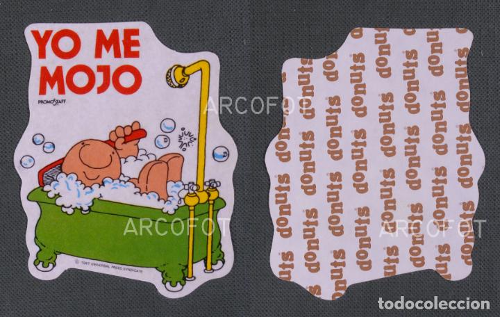 Sammeln alte gestanzte Sammelbilder: YO ME MOJO - DONUTS - PROMOSTAFF - 1987 UNIVERSAL PRESS SYNDICATE