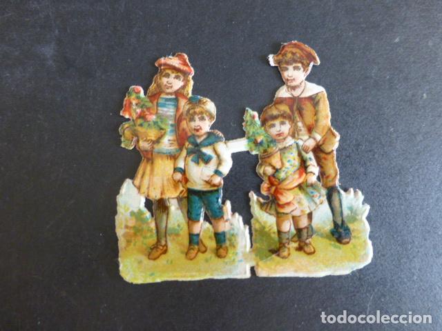 Coleccionismo cromos troquelados antiguos: NI&Ntilde;OS CROMO TROQUELADO - Foto 1