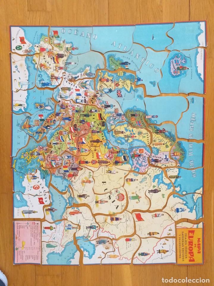 Coleccionismo cromos troquelados antiguos: COLECCION COMPLETA MAPA DE EUROPA, CHOCOLATES BOIX - Foto 1