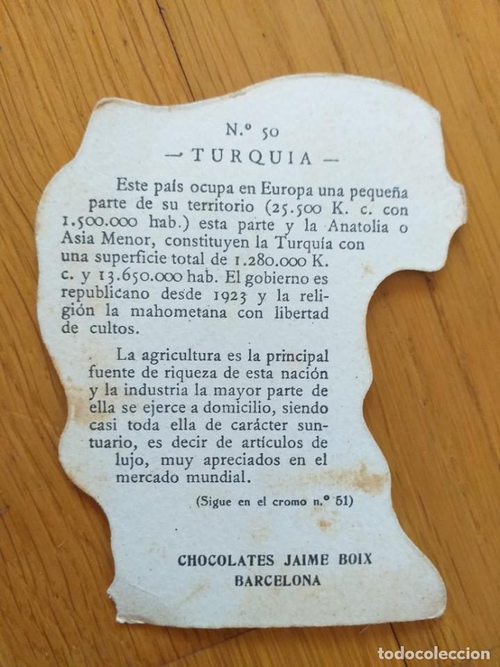 Coleccionismo cromos troquelados antiguos: COLECCION COMPLETA MAPA DE EUROPA, CHOCOLATES BOIX - Foto 3