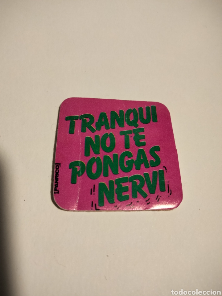Colecionismo Cromos recortados antigos: Cromo troquelado Tranqui no te pongas nervi Panrico
