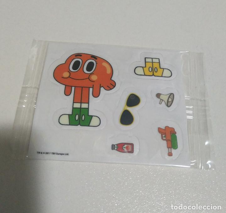 Sammeln alte gestanzte Sammelbilder: gumball ventero gumbal cromo pegatina troquelado queso pequesitos promocional serie cartoon network