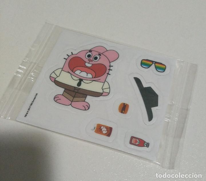 Sammeln alte gestanzte Sammelbilder: gumball ventero gumbal cromo pegatina troquelado queso pequesitos promocional serie cartoon network
