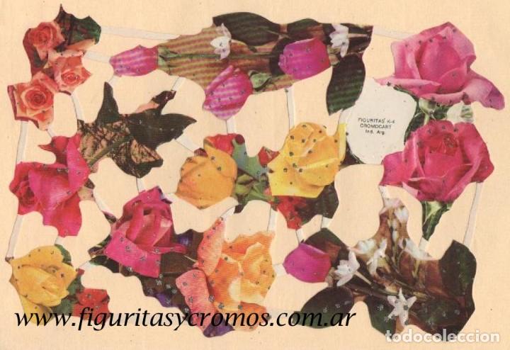 Collectable Antique Stamped Cards: ANTIGUA L&Aacute;MINA DE CROMOS TROQUELADOS CROMOCART K4 CON PURPURINA